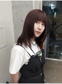 アプリコットオレンジ/くびれヘア/レイヤーショート［新潟］