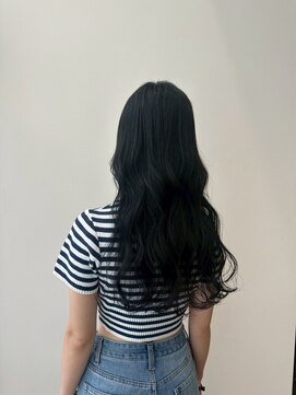 ファムバイアヴァンス(Femme by AVANCE.) 透け感ブラックロング