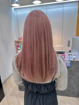 ユニ バイ マグ 長野店(Uni.by Mag) 透明感抜群♪ダブルカラーピンクベージュミルクティーベージュ