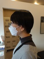 アンフェインド02(UNFEIGNED 02)&nbsp;黒髪カタログ/レディースショート/オリーブグレー/伏見/栄