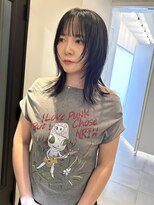 シータ(sheta)&nbsp;【表参道sheta中澤】ミディアムウルフ　黒髪　レイヤーカット