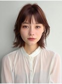 着物ヘア/大人ガーリー/ダークアッシュ/似合わせカット/表参道