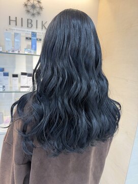 ヒビカ(HIBIKA) ブルーブラック×ロングウェーブ