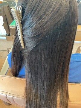 ウェーヴ 浜松小豆餅店(wave) 縮毛矯正×サブリミックトリートメント(中もしっかり伸びる)