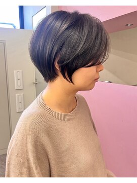 ゴカン バイ ジル ブラン 名古屋(Gokan by JIL BLAN) ハイライトバレイヤージュダブルカラーショートカット30代40代