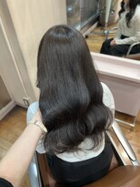 アクシス 栄店(`AXIS)&nbsp;森崎ミルクティーブロンド/ダークブルー/デジタルパーマ/栄