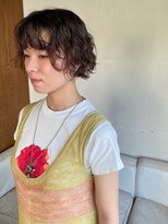 タヴィ(Tavi) コンパクトボブのくるくるパーマ/ミニボブ/ボブパーマ/ボブヘア