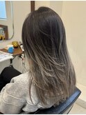 ROUIS 津田沼 バレイヤージュ×シルバー