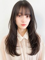 メラク バイ コア(Merak by CoRe.gn) 結んでも可愛い顔周りカットレイヤーカットくびれ夏カラー