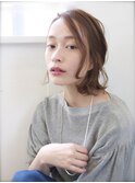 【Lepes】ボブディヘアアレンジ☆ざっくりゆる片編み込み