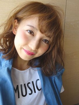 アドラーブル 万代店 (adorable) 【adorable】透明感☆ベージュカラー西海岸風モテミディアム