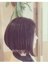 レリコ ニド(Relico-nid)&nbsp;前下がりボブ×ナチュラルブラウン