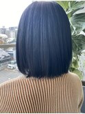 ブルーブラック ストレートボブ [TiTi_福田りの]