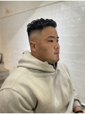 オトナのフェードパーマ