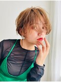 【ARTE表参道/青山】モテ髪ショート×ブリーチなし透明感カラー