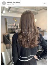 ニュートラル(neutral)&nbsp;【neutral】シークレットハイライトとレイヤーカット