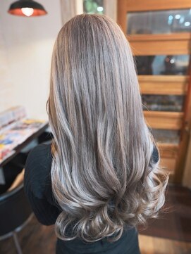 ボアップ 松山店(boappu) #ハイトーンカラー#ミルクティーベージュ#ケアブリーチ