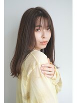 パール(PearL) 【PearL】ニュアンスストレート×マロンブラウンカラー