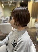 フェイスレイヤー×コンパクトショートボブ