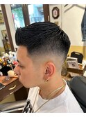分け目のないフェードスタイル 担当西村
