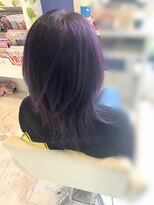 ヘアーメイク S&I&nbsp;デザインカラー／パープル