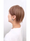 double collar ベージュ