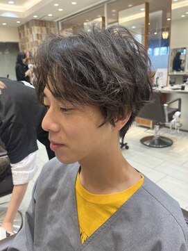 ピークアブー アヴェダ アトレ恵比寿(PEEK-A-BOO AVEDA) センターパートパーマ