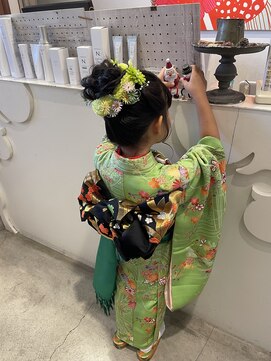 ドット ヘアー(dot.hair) 七五三着付けヘアセット