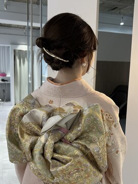 リラス 博多(rilas) 大人っぽ ヘアセット 結婚式ヘアアレンジ まとめ髪