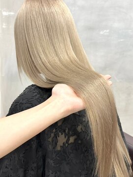 ロア 福岡天神本店(LORE) ダブルカラーベージュカラーケアブリーチカラーハイトーンカラー