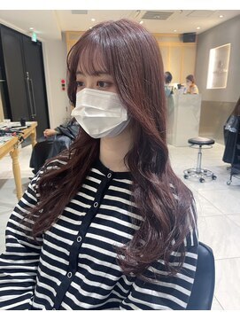 ガリカ 渋谷(Gallica) 【mami】大人ゆるふわフェミニン/ブリーチなしラベンダーココア