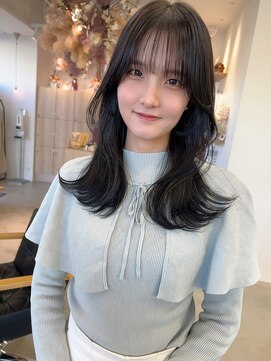 ヴィンスジオ 岐阜駅南(vince gio) レイヤーカット/顔まわりカット