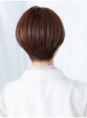 ツヤ髪ナチュラル丸み小顔ショートヘアh古河20代30代40代
