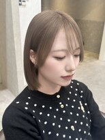 ロンド レア 天神大名店(Lond Le’a)&nbsp;髪質改善イメチェンホワイトブロンドベージュワイドバング美髪