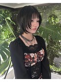 ショートレイヤー レイヤーカット 黒髪