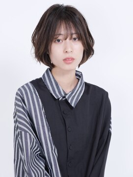 デイジー インデックスヘア 大島店(DAISY index hair) ミニウルフレイヤーカット顔周りカット前髪カットショート/大島