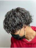 20代30代ツーブロックマッシュツイストスパイラルパーマ