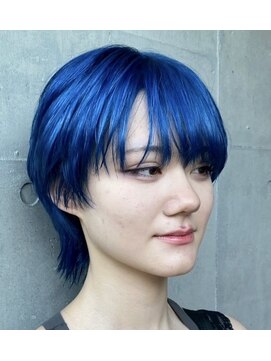 アルカナ 明治神宮前原宿(ARCANA) ブルーカラー レディースショート ショートヘア