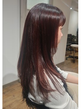 縮毛矯正＋フルカラー＋髪質改善トリートメント