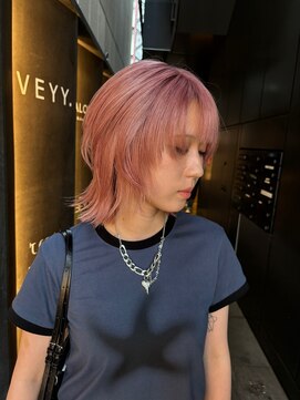 リノ(RLINO) 【名古屋、栄】ピンク/ミルクティーベージュ