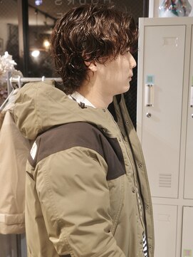 ウィム(wim) 『メンズミディアムパーマ』グランジパーマ/メンズミディアム