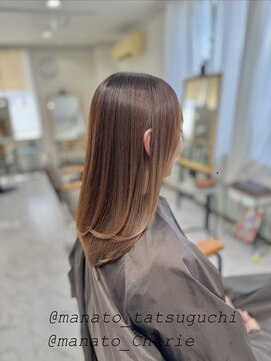 シェリー(Cherie) Cut × METEO coloring × ベージュブラウン