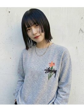 テーラヘアー 幕張本郷店(TELA HAIR) パツっと切りっぱなしボブ