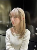 ホワイトベージュ×ローライト