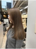 美髪ストレート×髪質改善◎艶髪ロング20代30代モカブラウン