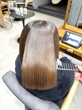 スリール(surire) 乾かすだけでまとまる美髪ボブ/髪質改善縮毛矯正