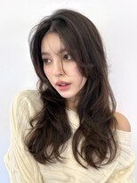 ルージュシー 堀江(RU10C)&nbsp;レイヤーカット/ブリーチなしダブルカラー/ベージュ【AI未使用】