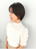 大人ショートヘアシースルーカット耳かけ30代40代50代60代