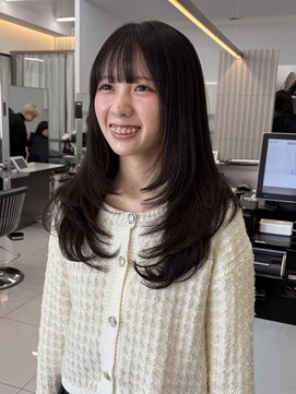 ザザ ZA/ZA 茗荷谷 ワンカールで可愛いフェイスレイヤー【茗荷谷美容室】