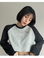 ナループロア ルームー(Nalu pu loa ROOMOO) ナチュラルで大人っぽい韓国風ボブ☆切りっぱなしボブ/原宿